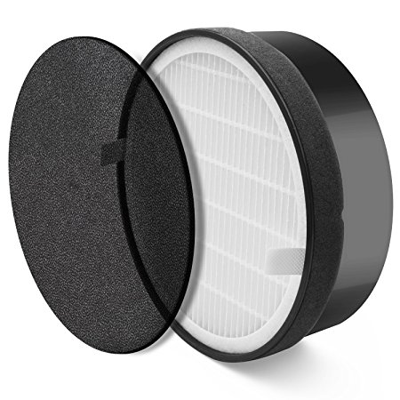 Levoit Air Purifier LV-H132 Replacement Filter, True HEPA and Activated Carbon Filters Set, LV-H132-RF