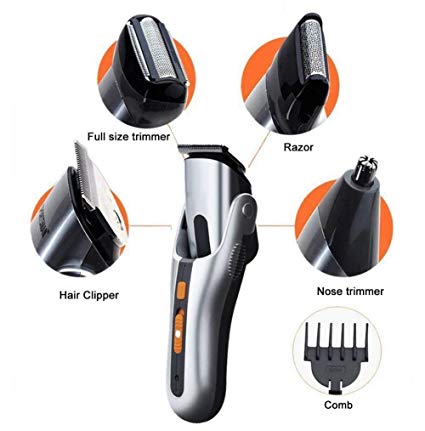 FociPow Shaver Trimmer, Hair Clipper Cordless Clippers Hair Beard Shaver Electric Haircut Trimmer Kit Waterproof Rechargeable Grooming Kit for Men and Family Use