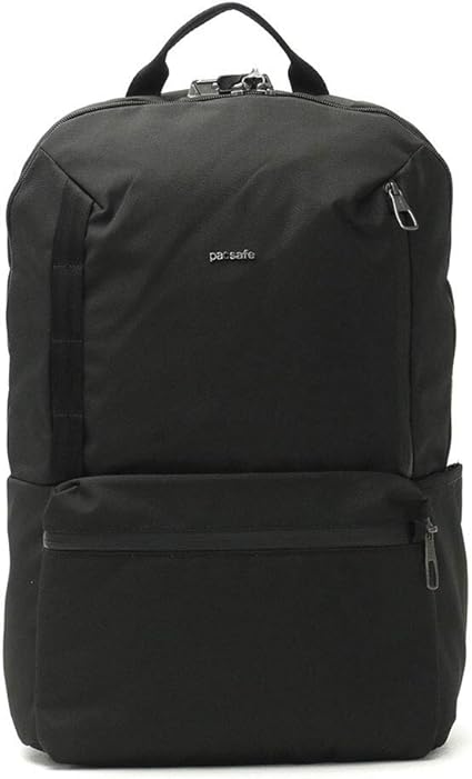 Pacsafe Metrosafe X Anti Theft 20L Backpack - with Padded 15" Laptop Sleeve, Black