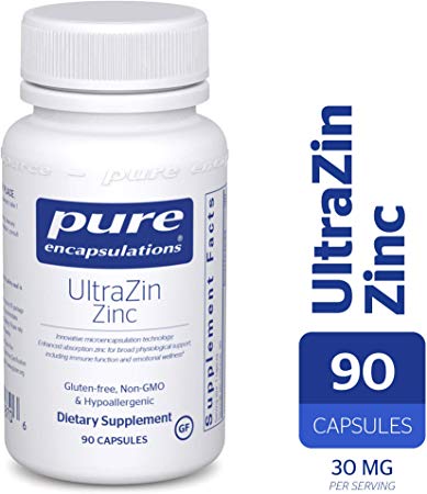 Pure Encapsulations - UltraZin Zinc - Enhanced Absorption Mineral Support for Metabolism and Immune Health* - 90 Capsules