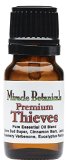 Miracle Botanicals Premium Thieves Essential Oil Blend - 100 Pure Therapeutic Grade Essential Oils - 10ml and 30ml Sizes - 10ml