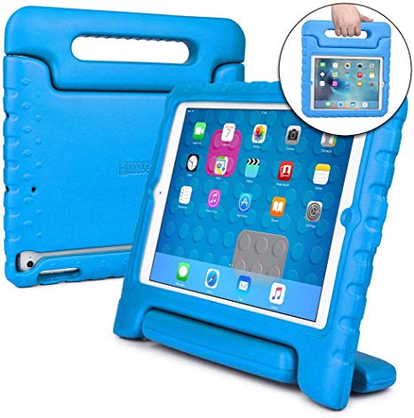 Cooper Dynamo [Rugged Kids Case] Protective Case for iPad Mini 3 2 1 | Child Proof Cover with Stand, Handle | A1599 A1600 A1601 A1490 A1491 (Blue)