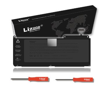 Lizone Super Capacity Laptop Battery for Apple MacBook 13 inch A1342 White Pre-Unibody Only for 2009 2010 Version Apple A1331 020-6580-A 020-6582-A 020-6809-A 020-6810-A 661-5391 Laptop Notebook battery  Li-Polymer 1095V6000mAh 655Wh