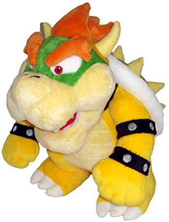 Super Mario Plush - 10" Bowser Soft Stuffed Plush Toy Japanese Import