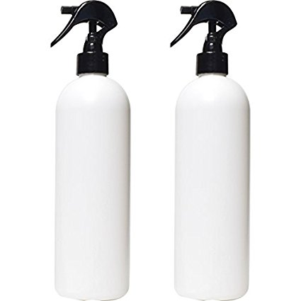 16oz White Spray Bottles (Pack of 2) by Simply Earth