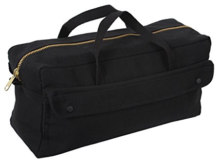 Rothco Canvas Jumbo Tool Bag With Brass Zipper