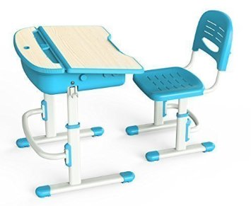 Wymo Kidz Ergonomic Kids Study Desk and Chair Blue