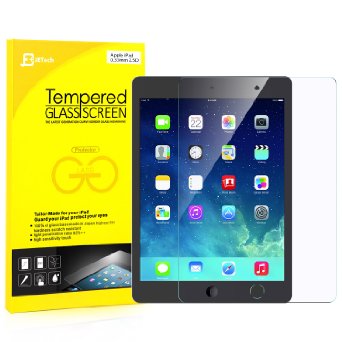 iPad Screen Protector JETech Premium Tempered Glass Screen Protector Film for Apple iPad 234