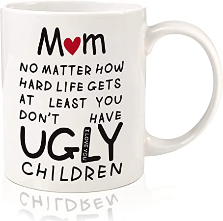 Mothers Day Gifts for Mom from Daughter Son Husband 11oz Funny Coffee Mug Cup Mom Grandma Gifts Ideas for Mothers Day Presents Birthday Christmas Gifts for Women Mother's Day Gift Cadeau Fete Des Mere