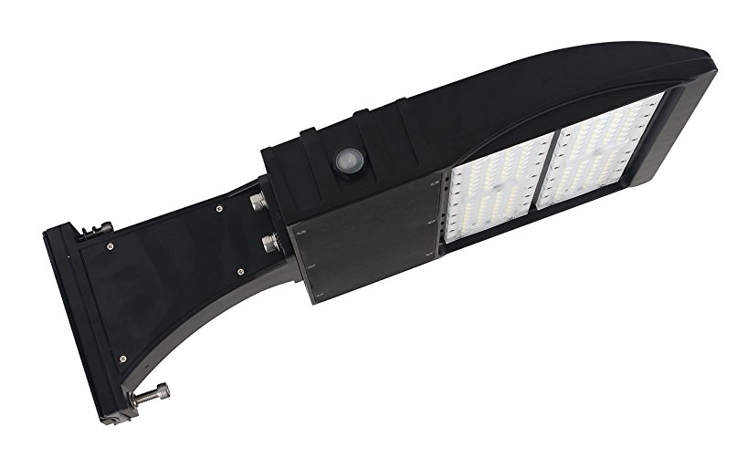 150 Watt NextGen LED Parking Lot Lights - 19,000 Lumen - Super Efficiency 130 Lumen to Watt - 5000K Bright White - Replaces 500W Halide - LED Shoebox Lights -ARM Mount - NO photocell