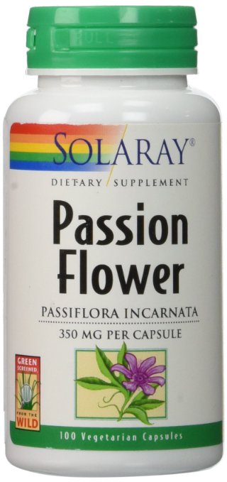 Solaray - Passion Flower, 350 mg, 100 capsules