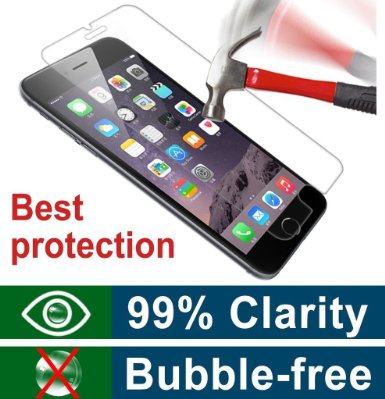 Boxlegend  Tempered Protectors Glass Iphone 6 6s Screen Protector Bubble Free Film Anti-shatter Anti-fingerprint Hd Clear for Apple Iphone6 47 Films