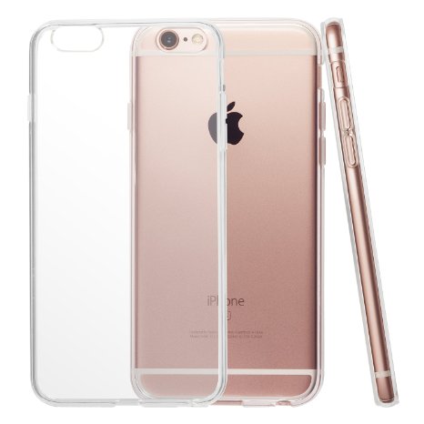 iPhone 6S Plus Case Totallee The Spy - Flexible Slim Shock Absorbing Crystal Clear Soft Cover for iPhone 6 Plus  6S Plus - Fully Transparent