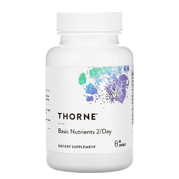 Thorne Research, Basic Nutrients 2/Day, 60 Capsules