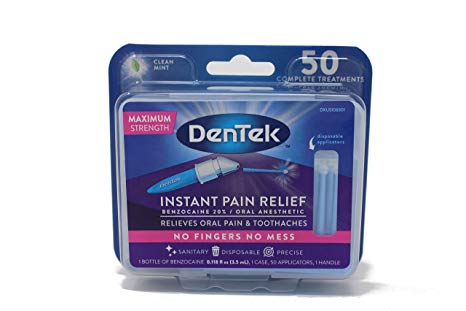 DenTek Adult Instant Pain Relief Kit, 50 ea (Pack of 4)