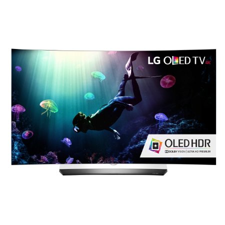 LG Electronics OLED55C6P Curved 55-Inch 4K Ultra HD Smart OLED TV (2016 Model)