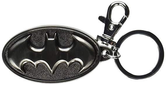 DC Batman Logo Pewter Keyring