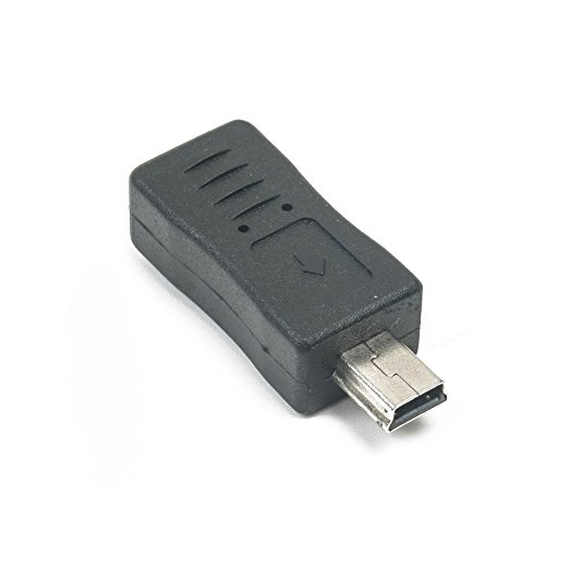 Micro USB to Mini USB 2.0 Adapter M to F Plug Converter