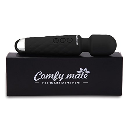 UPGRADED Powerful Wand Viberate Massager Best For Women, Woman, Female Toy & Couples Adult Items Toys- Discreetly Packaged(Black)CMYJ-1b-01