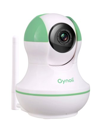 Gynoii GPW-1025-20 Wi-Fi Wireless Smart PT Video Baby Monitor with HD Infrared Night Vision Two Way Audio and Time-Lapse for iPhone iPad Android Phones and Tablets