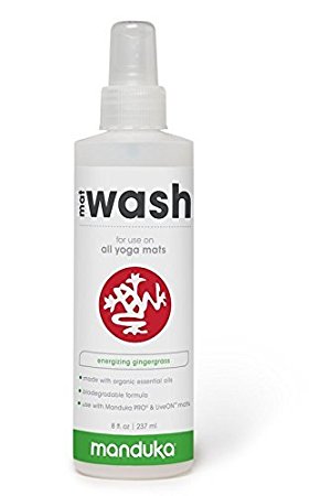 Manduka Yoga Mat Cleaner, Ginger Grass, 8 oz