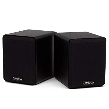 Micca COVO-S Compact 2-Way Bookshelf Speakers (Pair) (Certified Refurbished)