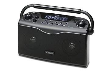 Roberts Radio ECO4BT Ecologic 4 DAB/FM/Bluetooth RDS Digital Stereo Radio with Upto 150 Hours Battery Life - Black