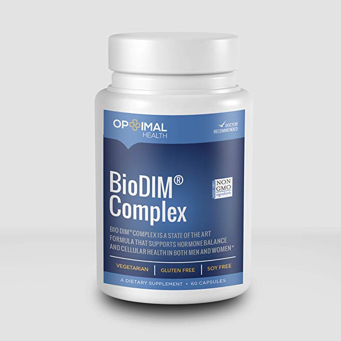 BioDIM (Diindolylmethane) I3C Complex | Supports Hormone Balance, Cellular Health in Men & Women | Estrogen Blocker | Menopause Relief | PCOS, Weight Loss, Acne | Natural Supplement