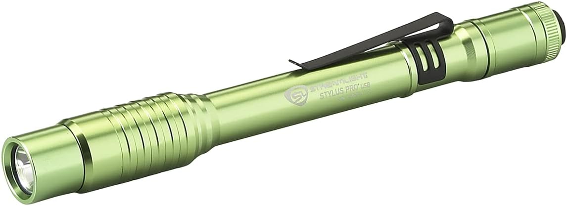 Streamlight Stylus Pro USB Rechargeable Pen Light, Lime Green