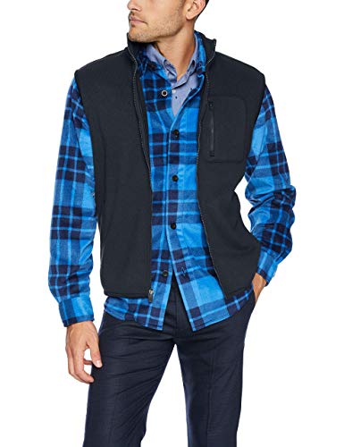 Chaps Men's Classic Fit Fleece Mockneck Vest