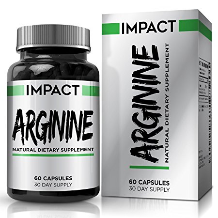 L-Arginine, Best Amino Acid Arginine HCL Supplements for Men & Women - Helps Promote Blood Circulation and Supports Cardiovascular Health - 60 Capsules
