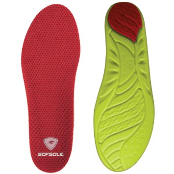 Sof Sole Arch Full Length Comfort High Arch Shoe Insole for Men and Women