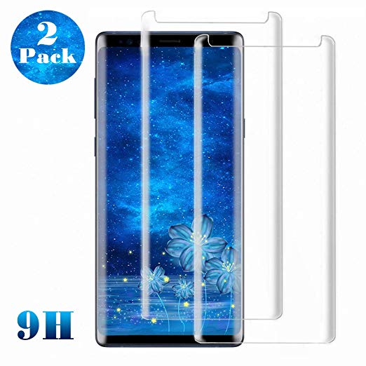 Galaxy S9 Plus Screen Protector, (2-Pack) Tempered Glass Screen Protector[Force Resistant Up to 11 Pounds][Easy Bubble-Free] Case Friendly 2018 Released for S9 Plus(6.2")