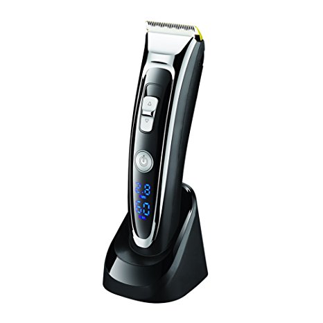 Surker Model RFC-688B Electric Foil Hair Trimmer for Men with Clean & Charge Station, Electric Men's Women’s Hair Clippers Cutter Clippers Shavers, Cordless Shaving System,Best Birhtday Gift For Men