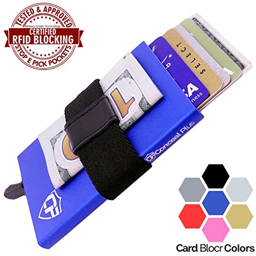 Card Blocr Womens Money Clip Card Holder with Bottom Trigger | Best Minimalist Wallet 2018 Collection