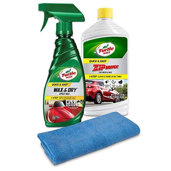 Turtle Wax 50823 Quick & Easy Wash & Wax Kit