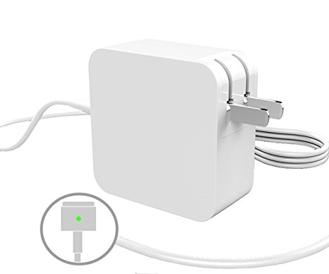 45W Power Adapter Magsafe 2 For Apple Macbook A1435 / A1465 / A1436 / A1466,11-inch & 13-inch with Retina Display (MD592LL/A),Portable Laptop Charger,T-Shape Magnetic connector 14.85V 3.05A