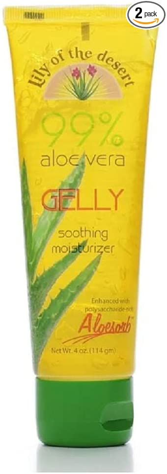 Lily of the Desert Aloe Vera Gelly, 4 Ounces (2 Pack)