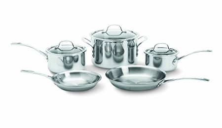 Calphalon Tri-Ply Stainless Steel 8-Piece Cookware Set