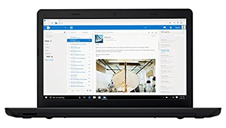 Lenovo Thinkpad E570 15.6" Notebook, Windows 10 Pro 64-bit, Intel Core i5-7200 2.5 GHz, 4 GB DDR4 SDRAM, 500 GB HDD, Intel HD Graphics 620, Bluetooth 4.1, Fingerprint Reader, Black (20H50048US)