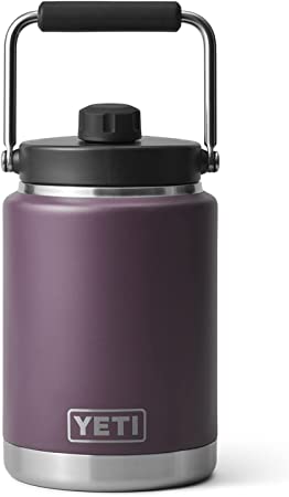 YETI Rambler Half Gallon Jug, Vacuum Insulated, Stainless Steel with MagCap, Nordic Purple