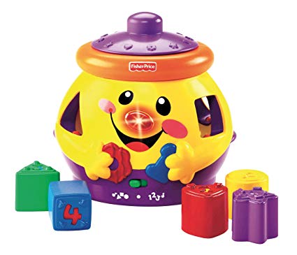 Fisher-Price H8179 Cookie Shape Surprise, Laugh and Learn Shape Sorter Baby Learning Toy with Numbers, Colours and Music, Suitable for 6 Months Plus