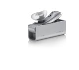 ERA by Jawbone Bluetooth Headset with Charge Case - Silver Cross - Retail Packaging