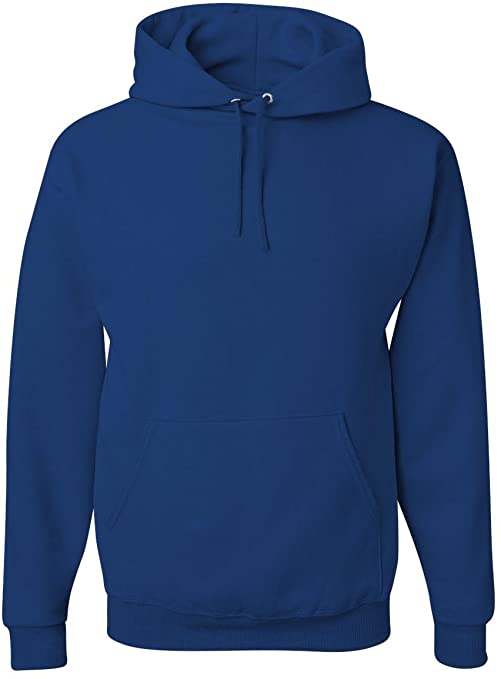 Jerzees Mens Royal Adult Pullover Hooded Sweatshirt - Xsizes