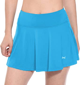 BALEAF Women's Athletic Golf Skirt Tennis Skort Pleated with Pockets