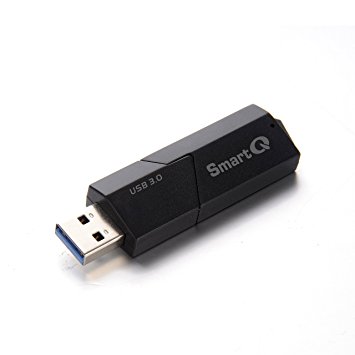 SmartQ C307 USB 3.0 Portable Card Reader for SD, SDHC, SDXC, MicroSD, MicroSDHC, MicroSDXC, with Advanced All-in-One Design