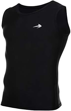 Compression Tank Top - Men's Muscle Running Base Layer Sleeveless Sports Tee