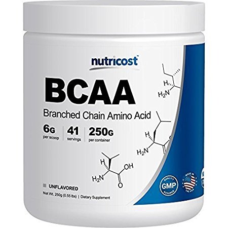 Nutricost BCAA Powder - 2:1:1 (Unflavored) - 250 Grams