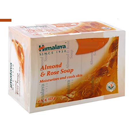 Himalaya Herbals Soap, Almond and Rose, 125g (Pack of 4)