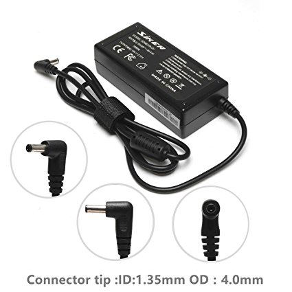 SIKER® 19V 2.37A Replacement Laptop Adapter Charger For Asus Zenbook Prime UX21A UX31A UX32A UX42A UX303LA UX305 T300LA TP300LA Laptop,Compatible P/N:ADP-33AW A, 90-XB34N,N45W-01, N17908